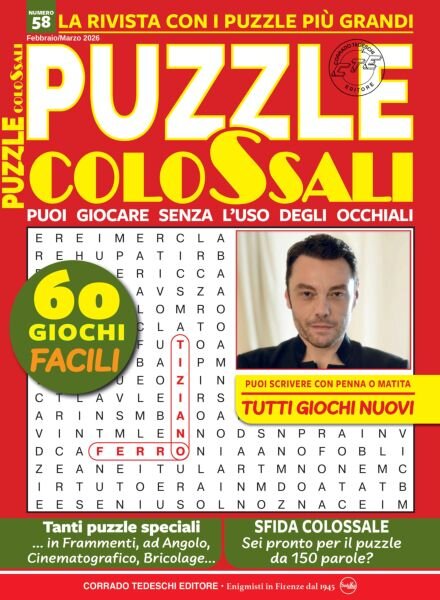 Puzzle Colossali – Febbraio-Marzo 2026 Cover
