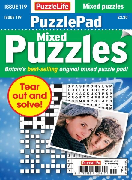 PuzzleLife PuzzlePad Puzzles – January 2026 Cover