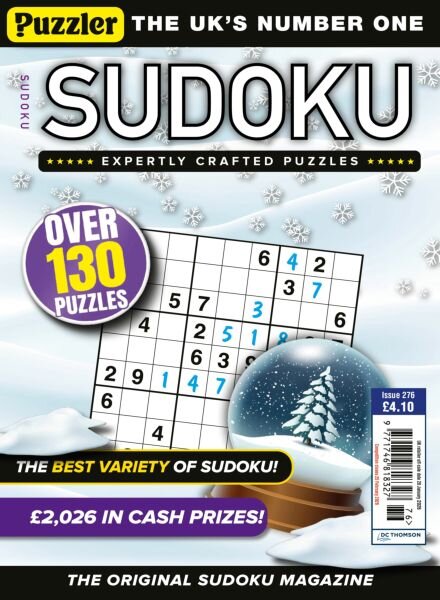 Puzzler Sudoku – Issue 276 2026 Cover