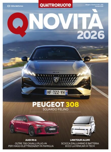Quattroruote Italia Allegati – Gennaio 2026 Cover
