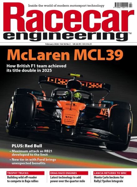Racecar Engineering – February 2026 Cover