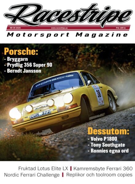 Racestripe Magazine – December 2025 Cover