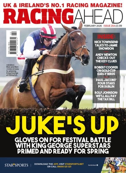 Racing Ahead – February 2026 Cover