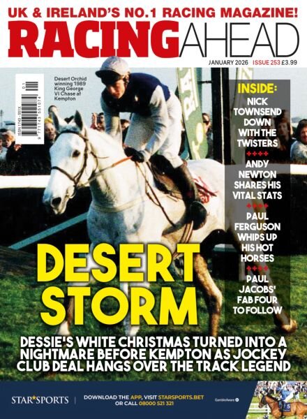 Racing Ahead – January 2026 Cover