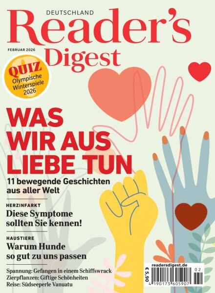 Reader’s Digest Germany – Februar 2026 Cover