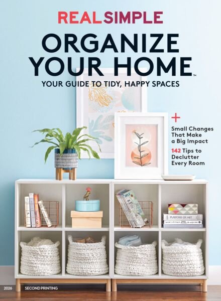 Real Simple – Organize Your Home 2026 Cover