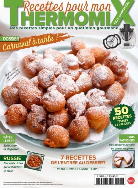 Recettes pour mon Thermomix – Janvier-Fevrier 2026 Cover