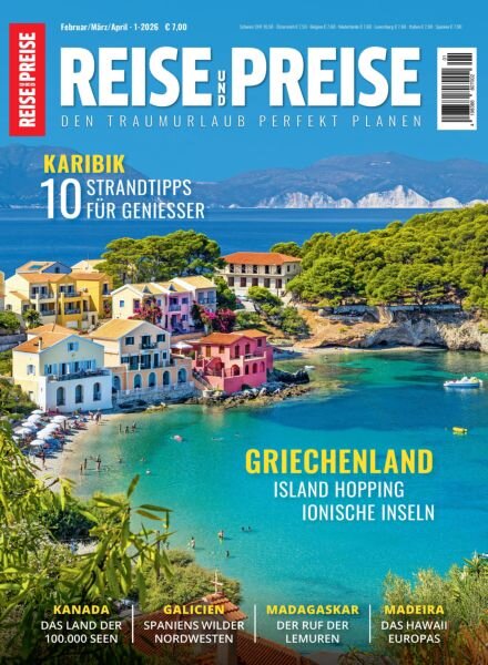 Reise & Preise – Januar-Februar 2026 Cover