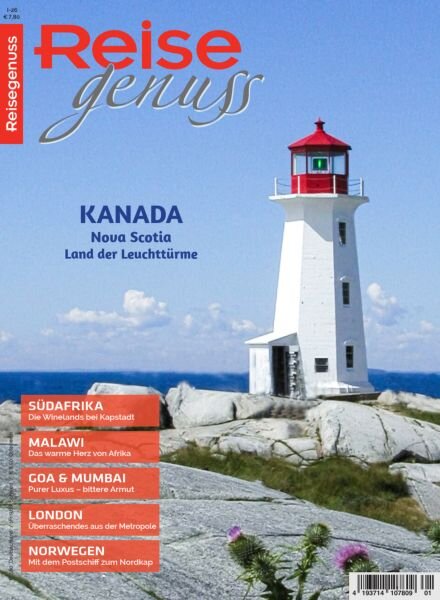 Reisegenuss Magazin – 1 2026 Cover