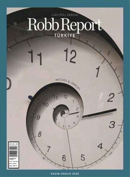 Robb Report Turkiye – Kasim-Aralik 2025 Cover