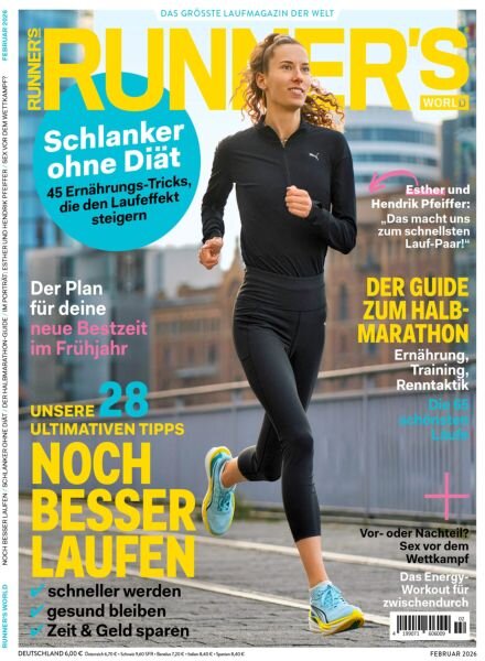 Runner’s World Germany – Februar 2026 Cover