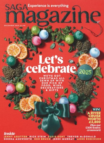 Saga Magazine – December 2025 Cover