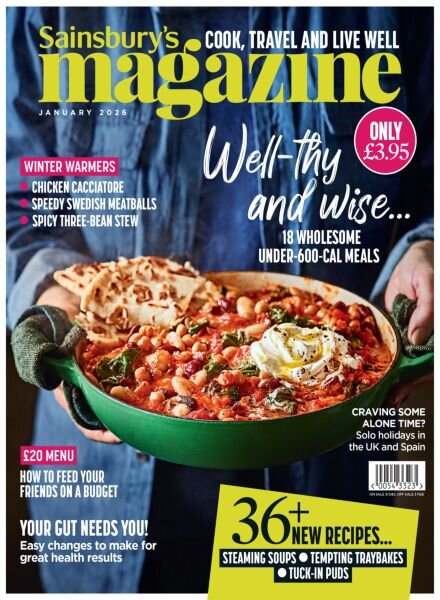 Sainsbury’s Magazine – January 2026 Cover