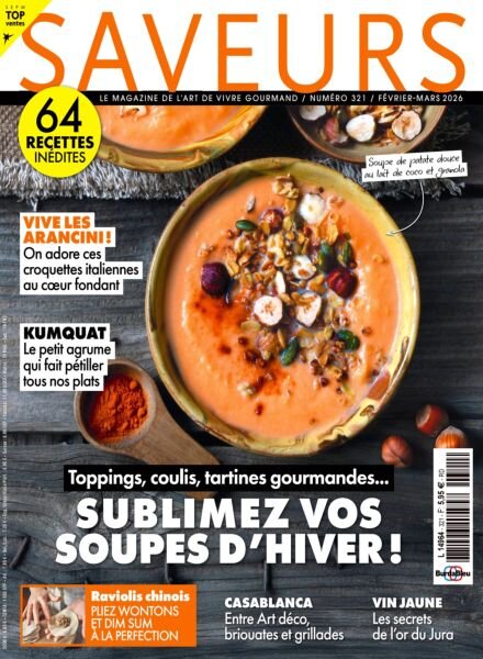 Saveurs France – Fevrier-Mars 2026 Cover