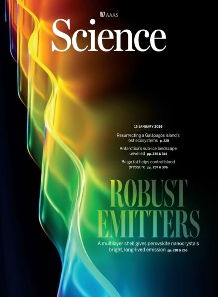 Science – January 15 2026 Cover