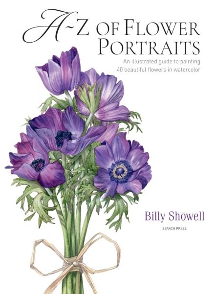 Search Press Art Collection – A-Z Flower Portraits 2025 Cover