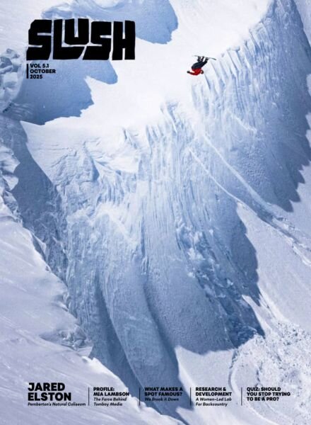 Slush Snowboarding Magazine – October 2025 Cover