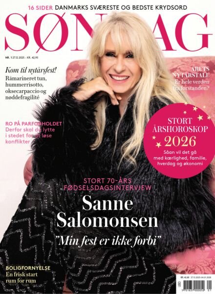 Sondag – 27 December 2025 Cover
