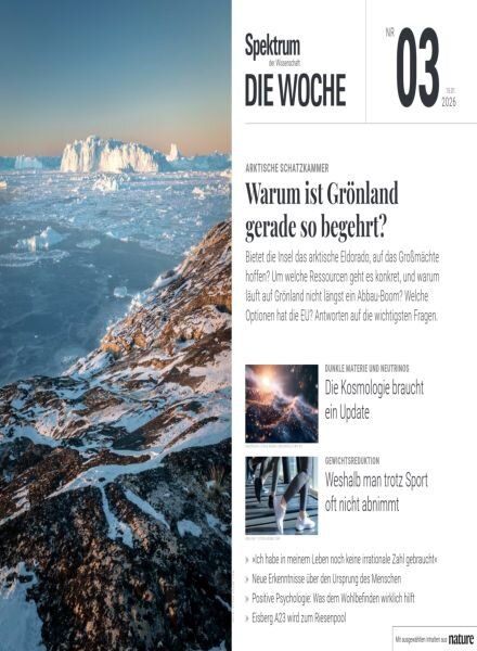 Spektrum Die Woche – 16 Januar 2026 Cover