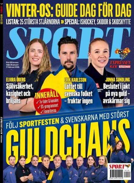 Sport – 28 Januari 2026 Cover