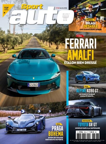 Sport Auto France – Janvier 2026 Cover