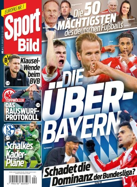 Sport Bild – 21 Januar 2026 Cover