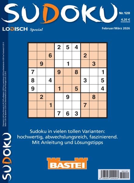 Sudoku Logisch Spezial – Nr 120 2026 Cover