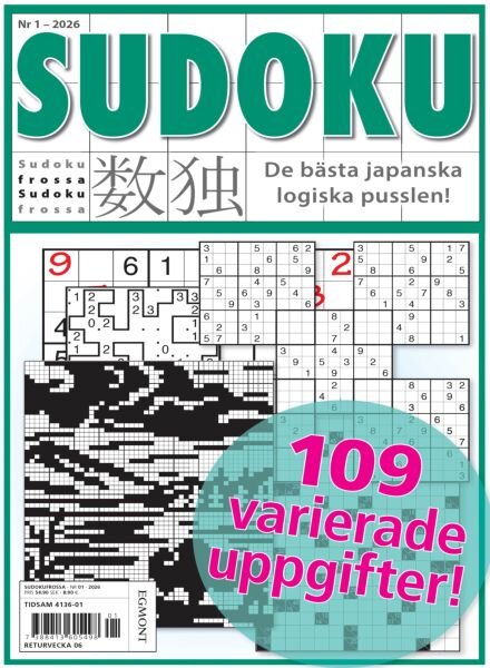 SudokuFrossa – Januari 2026 Cover