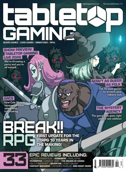 Tabletop Gaming – February 2026 Cover