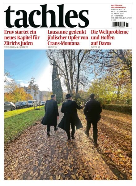 Tachles – 16 Januar 2026 Cover