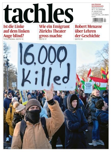 Tachles – 23 Januar 2026 Cover