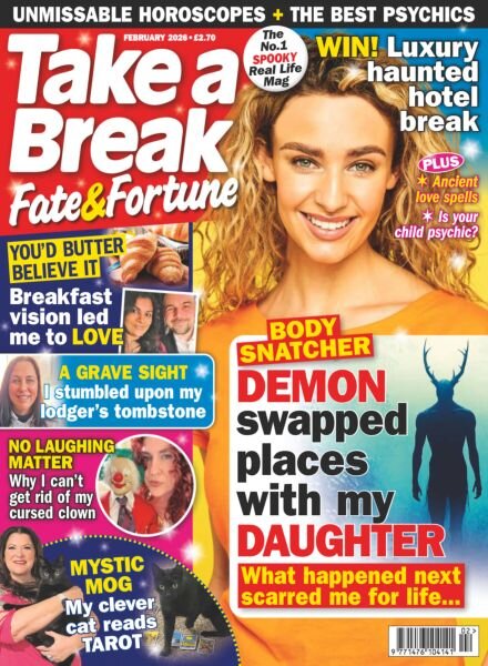 Take a Break Fate & Fortune – February 2026 Cover