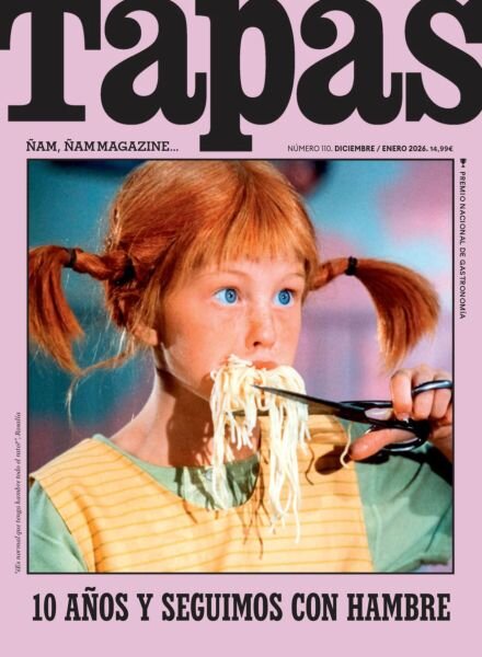 Tapas Spanish Edition – Diciembre 2025 – Enero 2026 Cover