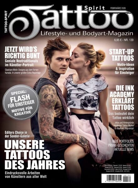 Tattoo-Spirit – Februar-Marz 2026 Cover