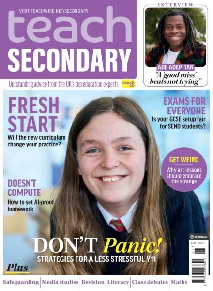 Teach Secondary – January-February 2026 Cover