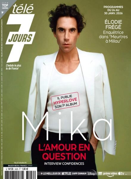 Tele 7 Jours – 19 Janvier 2026 Cover