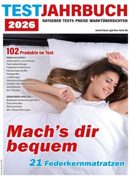 Testjahrbuch – Ausgabe 1 2026 Cover