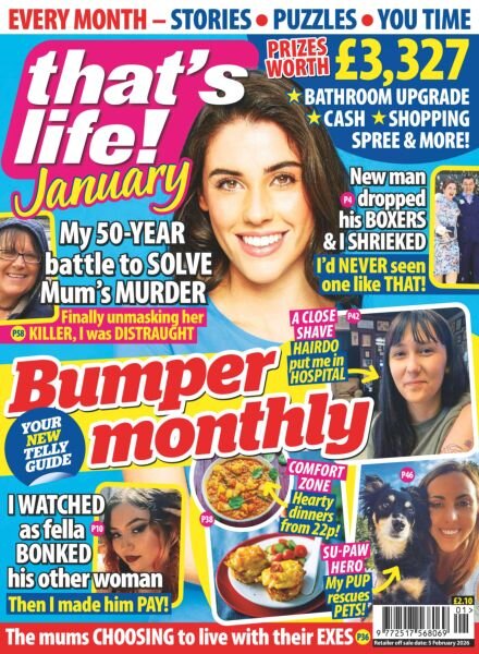 That’s Life Monthly – January 2026 Cover
