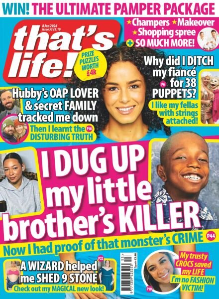 that’s life! UK – 31 December 2025 Cover