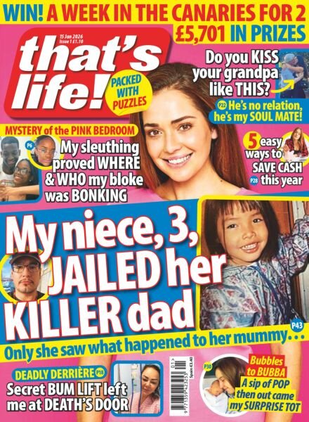 that’s life! UK – 8 January 2026 Cover