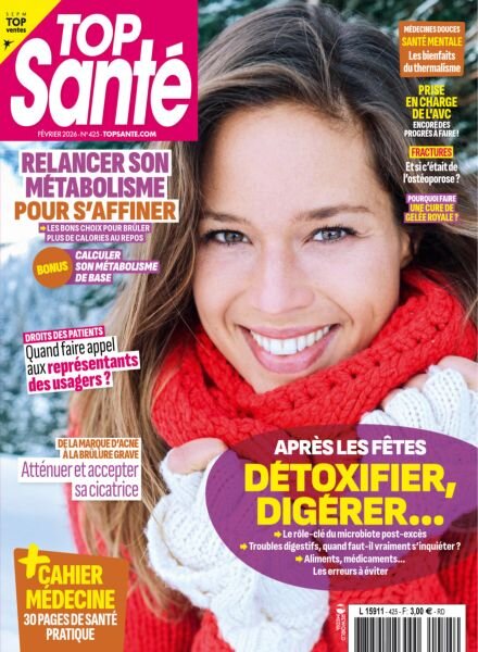 Top Sante France – Fevrier 2026 Cover
