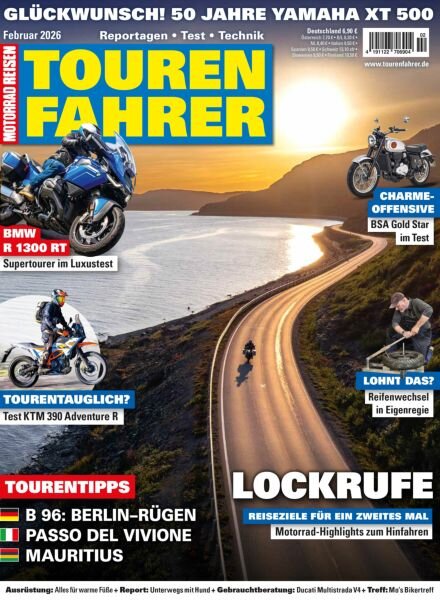 Tourenfahrer – Februar 2026 Cover