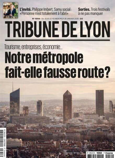 Tribune de Lyon – 22 Janvier 2026 Cover