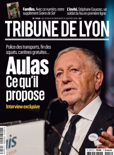 Tribune de Lyon – 8 Janvier 2026 Cover