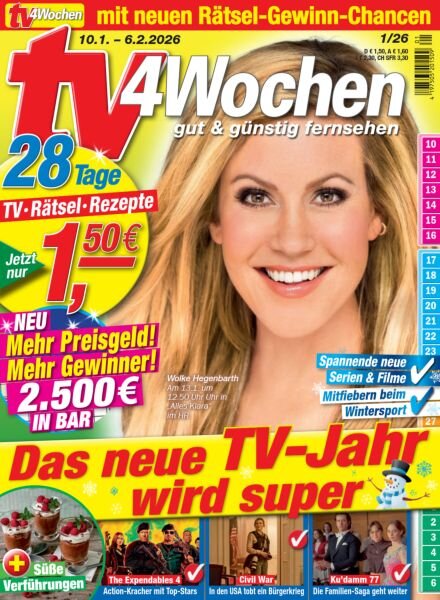 TV 4 Wochen – Nr 1 2026 Cover