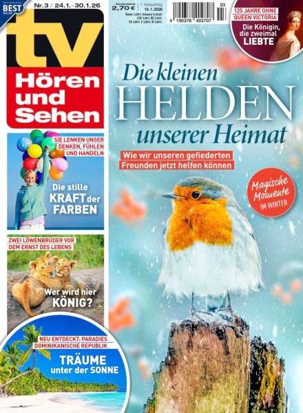 TV Horen und Sehen – 16 Januar 2026 Cover