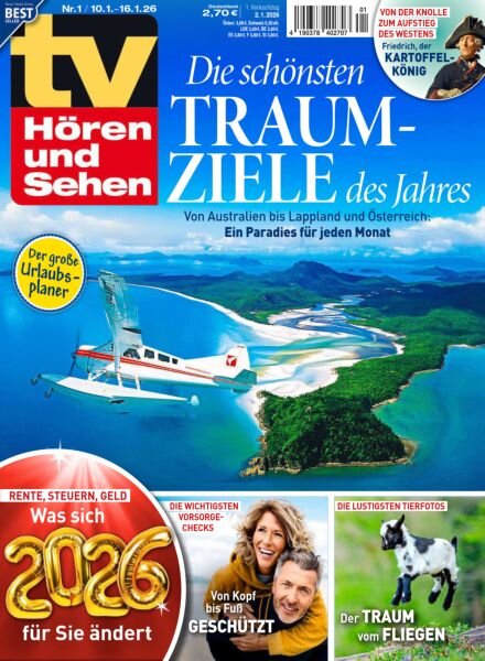 TV Horen und Sehen – 2 Januar 2026 Cover