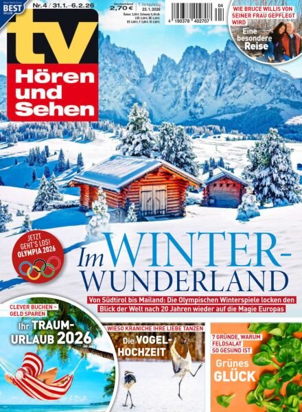 TV Horen und Sehen – 23 Januar 2026 Cover