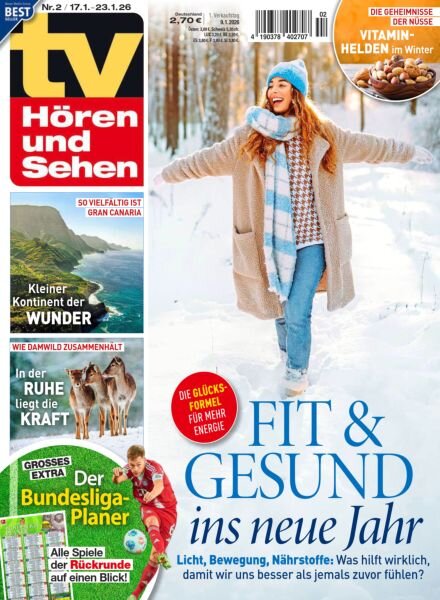 TV Horen und Sehen – 9 Januar 2026 Cover