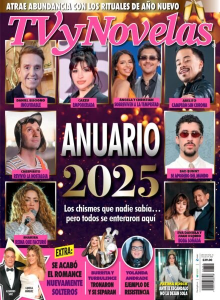 TVyNovelas Mexico – 29 Diciembre 2025 Cover